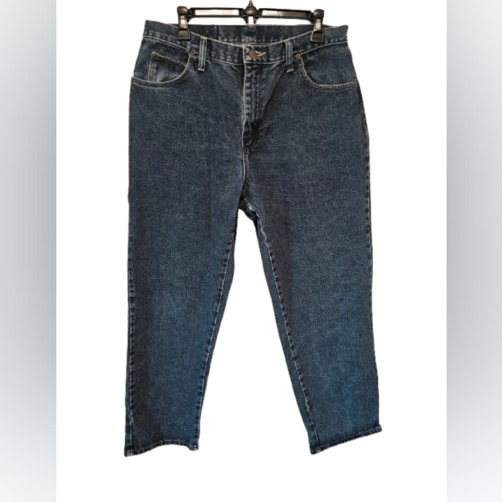 Wrangler Blues Taper Leg Classic Blue Denim Jeans Women's size 14 x 30